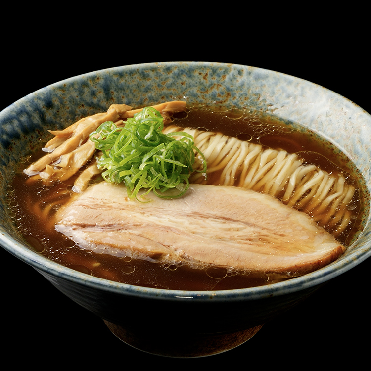 帆立と地鶏の醤油そば