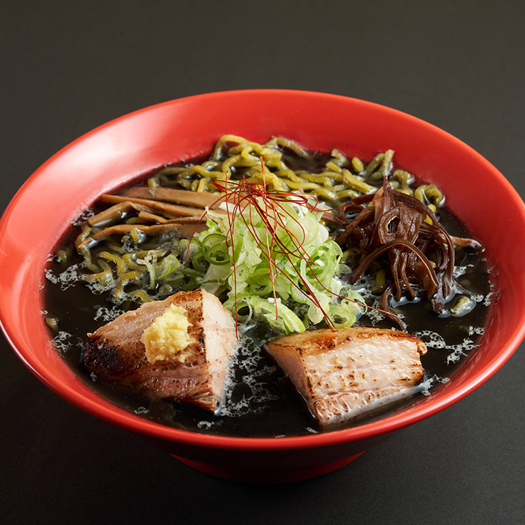 Sapporo Rich Black Miso Ramen with Grilled Braised Pork